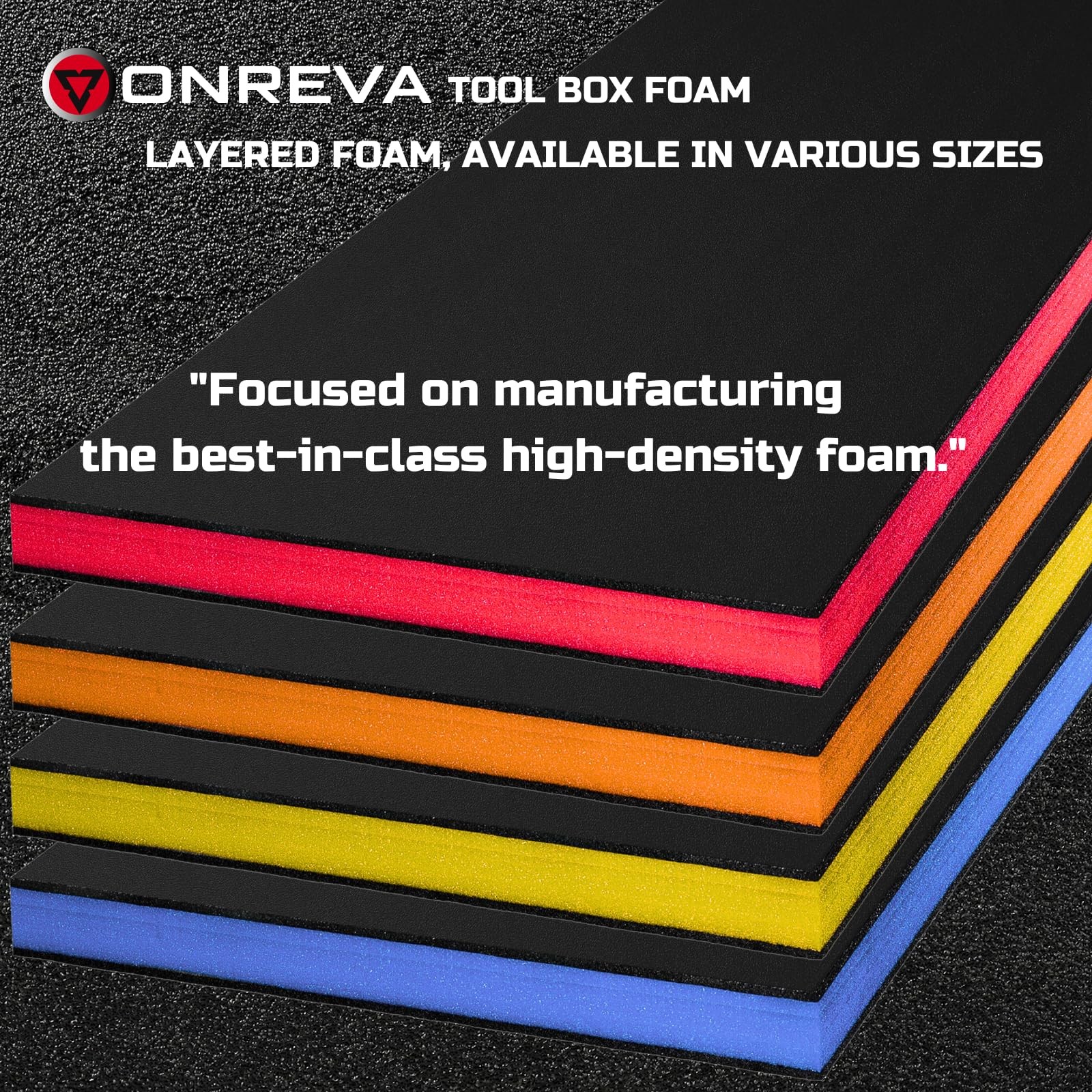 Tool Box Foam 22x18x1 Inch Polyethylene Storage Sheets - Customizable Inserts