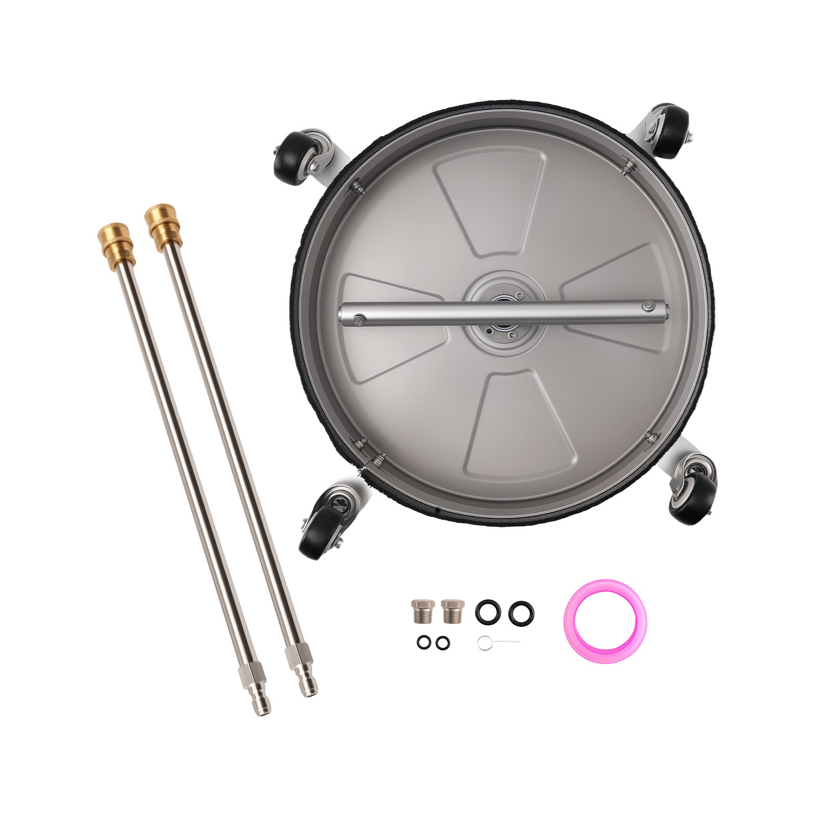 Pressure Washer Surface Cleaner 4000 PSI 1/4 Quick Connect Stainless Steel