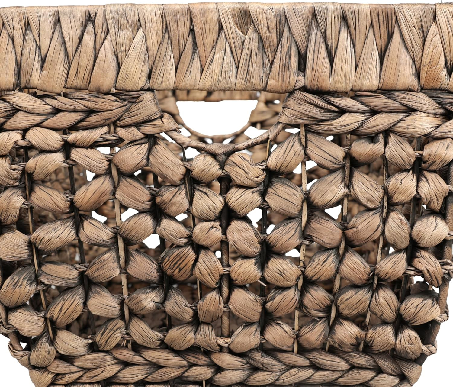 Aria Bohemian Handwoven Water Hyacinth Nesting Baskets - Set of 5
