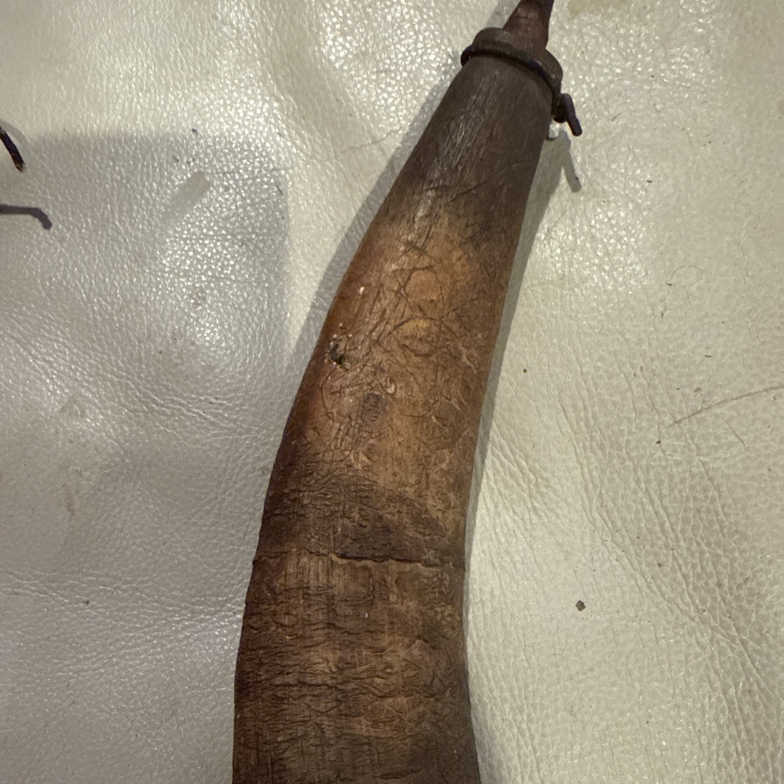 Vintage Powder Horn