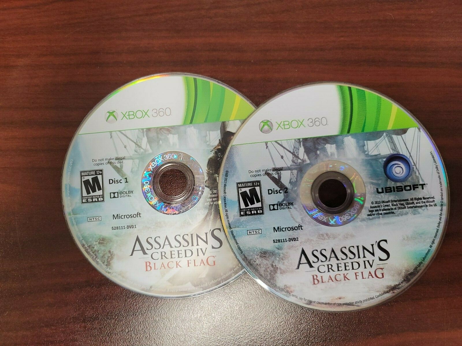 Assassin's Creed IV Black Flag (Xbox 360) NO TRACKING - 2 DISCS ONLY 5869