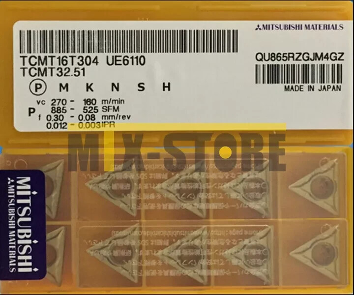 10pcs/box New Mitsubishi CNC Blade TCMT16T304 UE6110   Free delivery