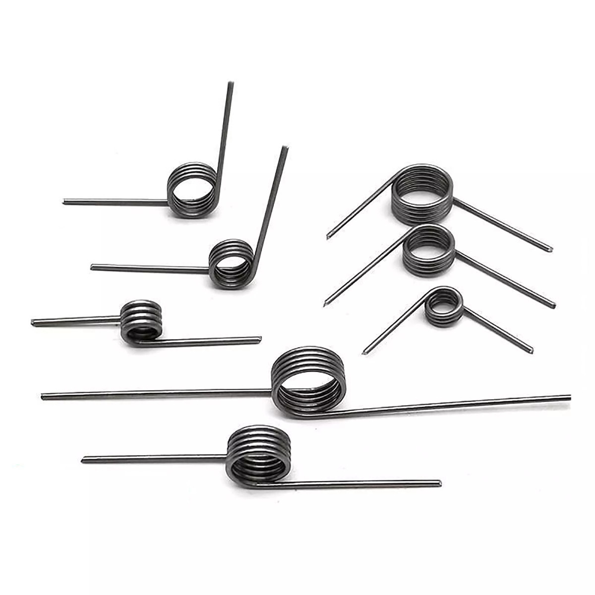 10 Pack Torsion spring Various Size Length Diameter Assortment Spring Steel
