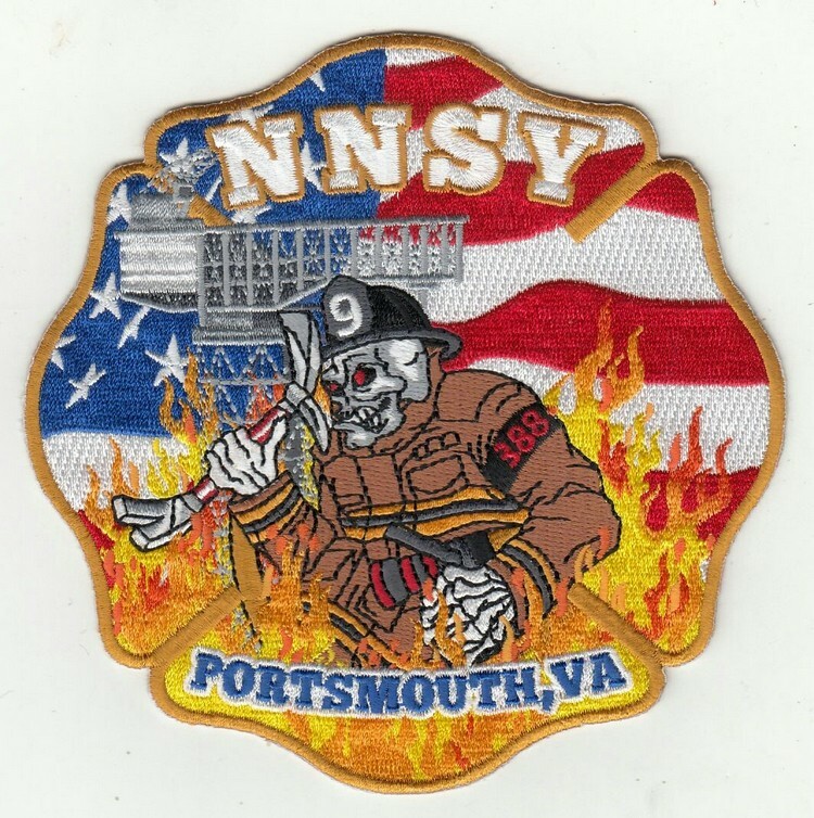 Virginia Portsmouth Norfolk Naval Ship Yard NNSY Patch (5")