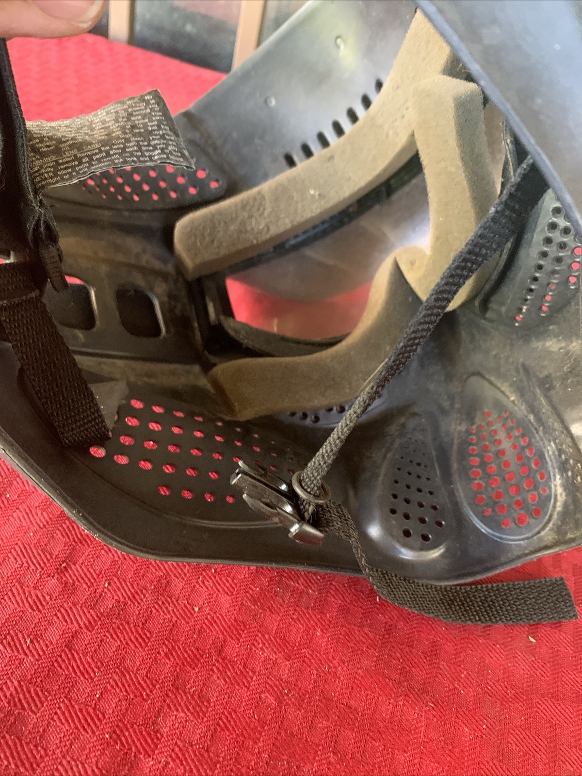 JT Proshield Paintball Mask Goggles Black Vintage Flex