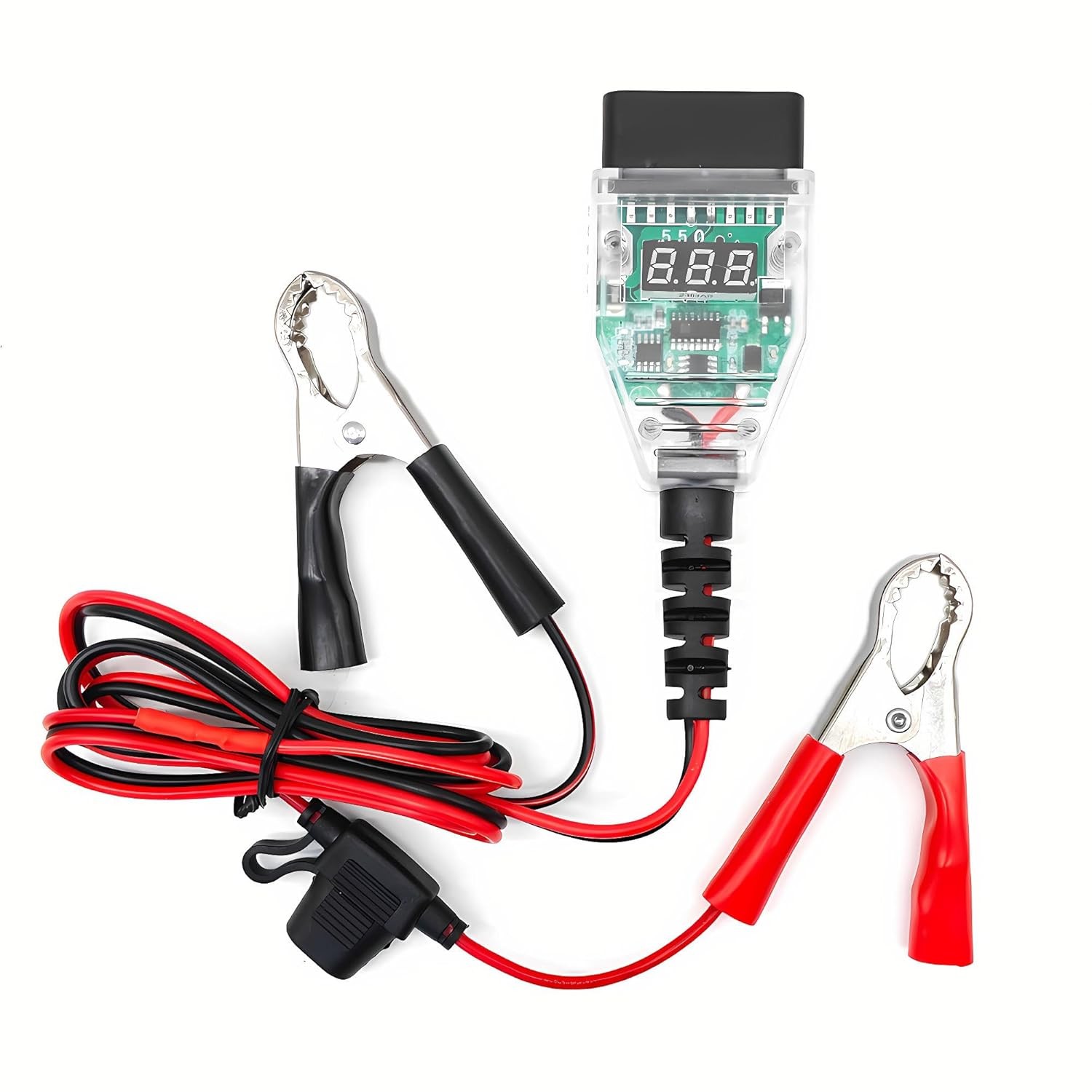 OBD2 OBDII car Memory Saver Connector ECU 12V Protection for Black and Red
