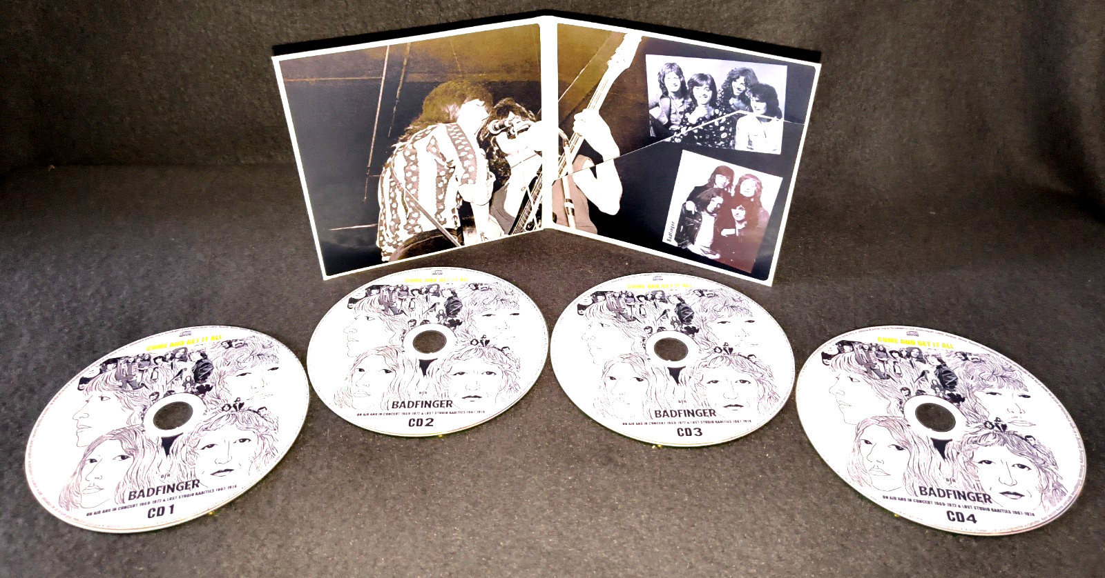 Badfinger Missing & Unreleased Apple Years Gate Fold 4CD / 1DVD Package NEW