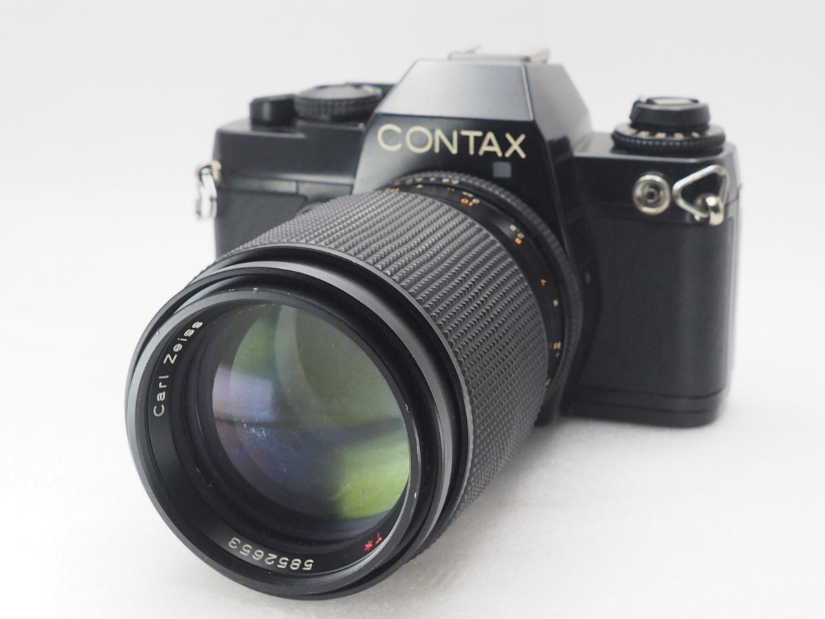 CONTAX 139 Quartz Film Camera + Carl Zeiss Sonnar 135mm F2.8 T* C/Y Lens Japan
