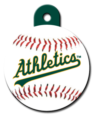 MLB Engraved Oakland Athletics Pet ID Tag fast shipping