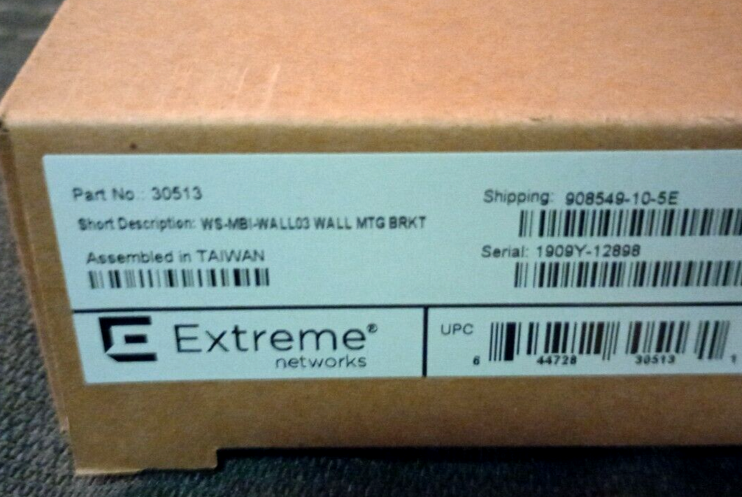 Extreme Networks WS-MBI-WALL03 Bracket Mount for Wireless Access Point W/ SCREWS
