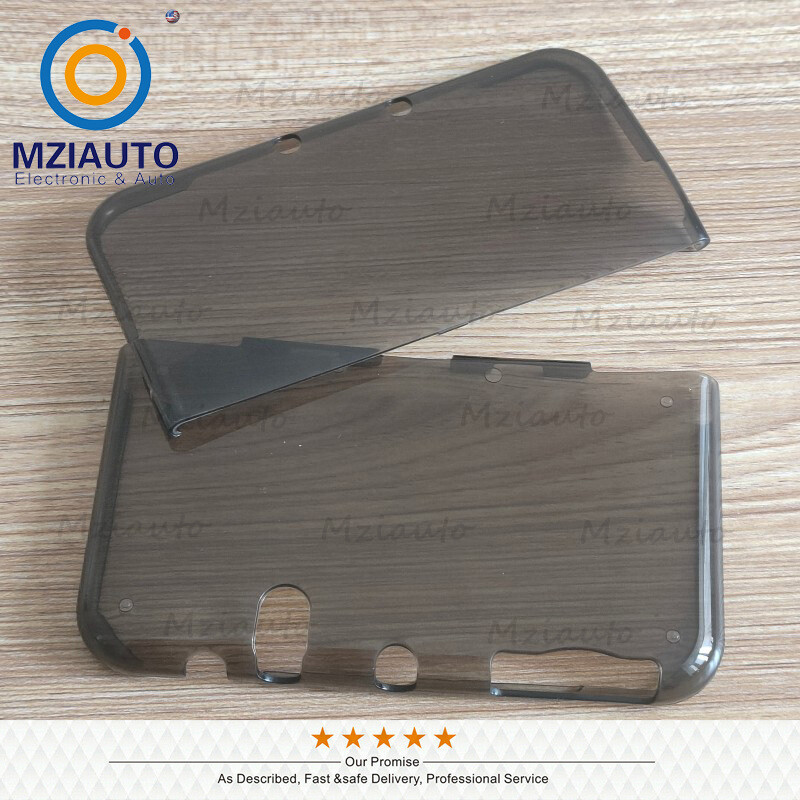 For New Nintendo 3DS LL/XL TPU Silicone Protective Case Soft Cover Crystal Black