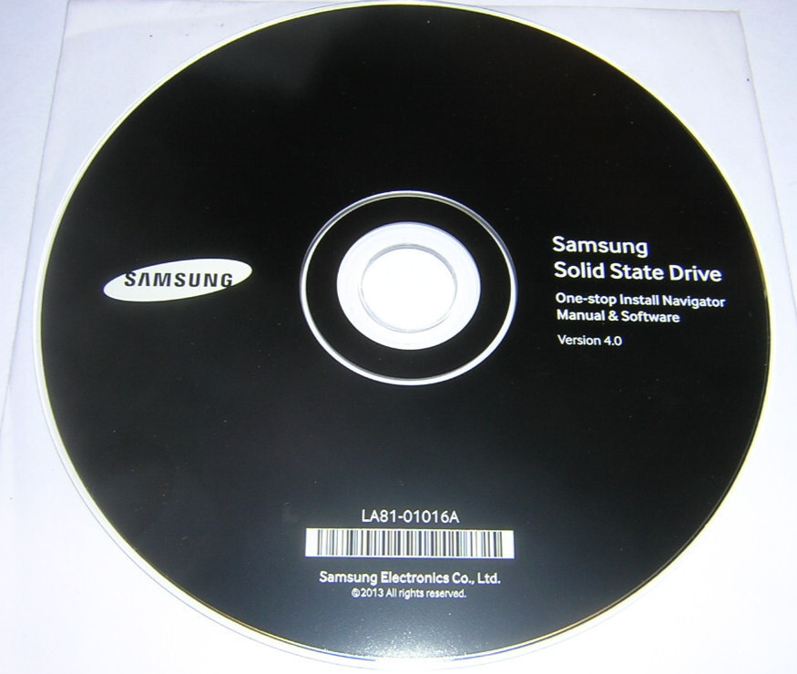 Samsung SSD 470 830 840 Data Migration Software CD-ROM Windows XP Vista 7 8