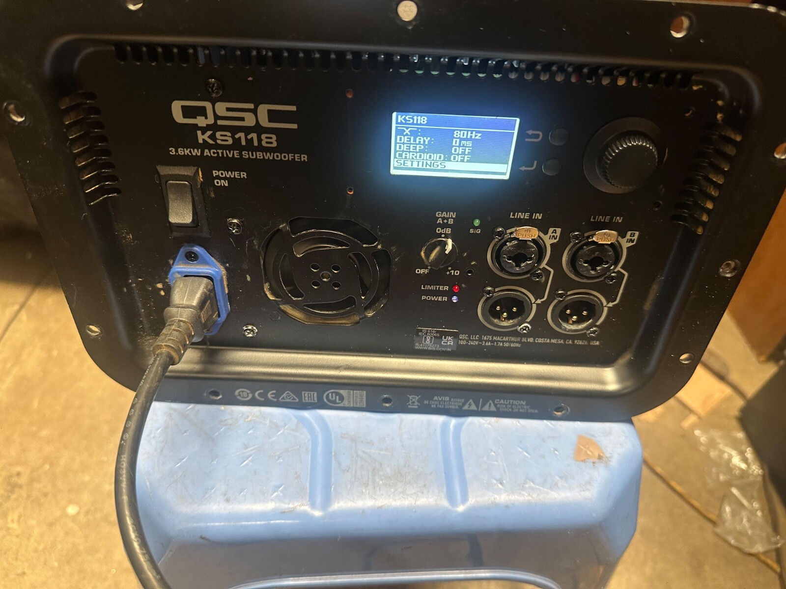 QSC KS118   Amplifier  Module USED  WP-200026-21