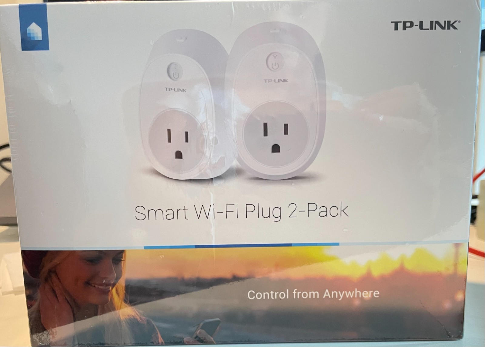 New in Box TP-Link HS100 Wi-Fi Smart Plug Kit - Twin Pack
