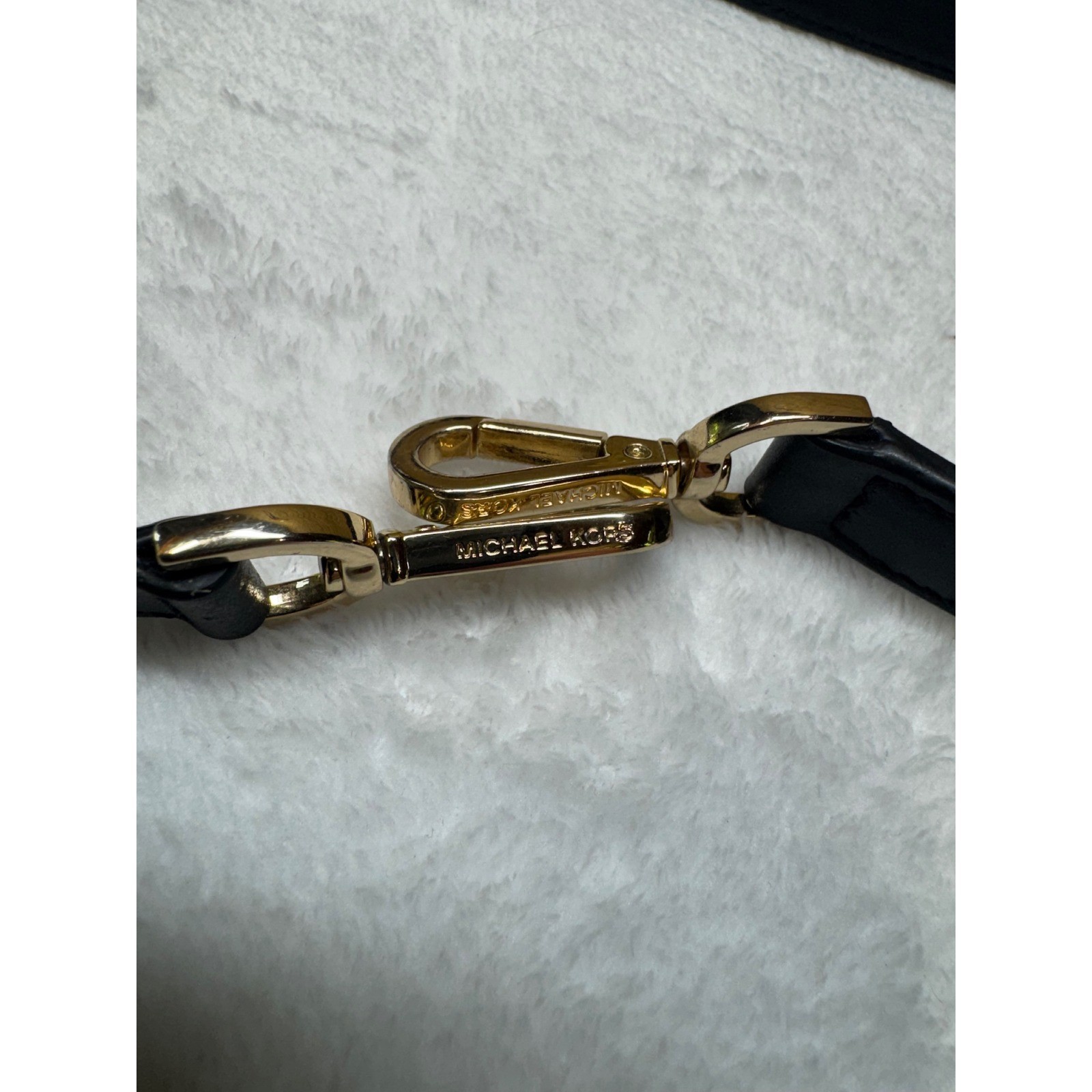 Michael Kors Black Leather Adjustable Crossbody purse Replacement Handbag Strap