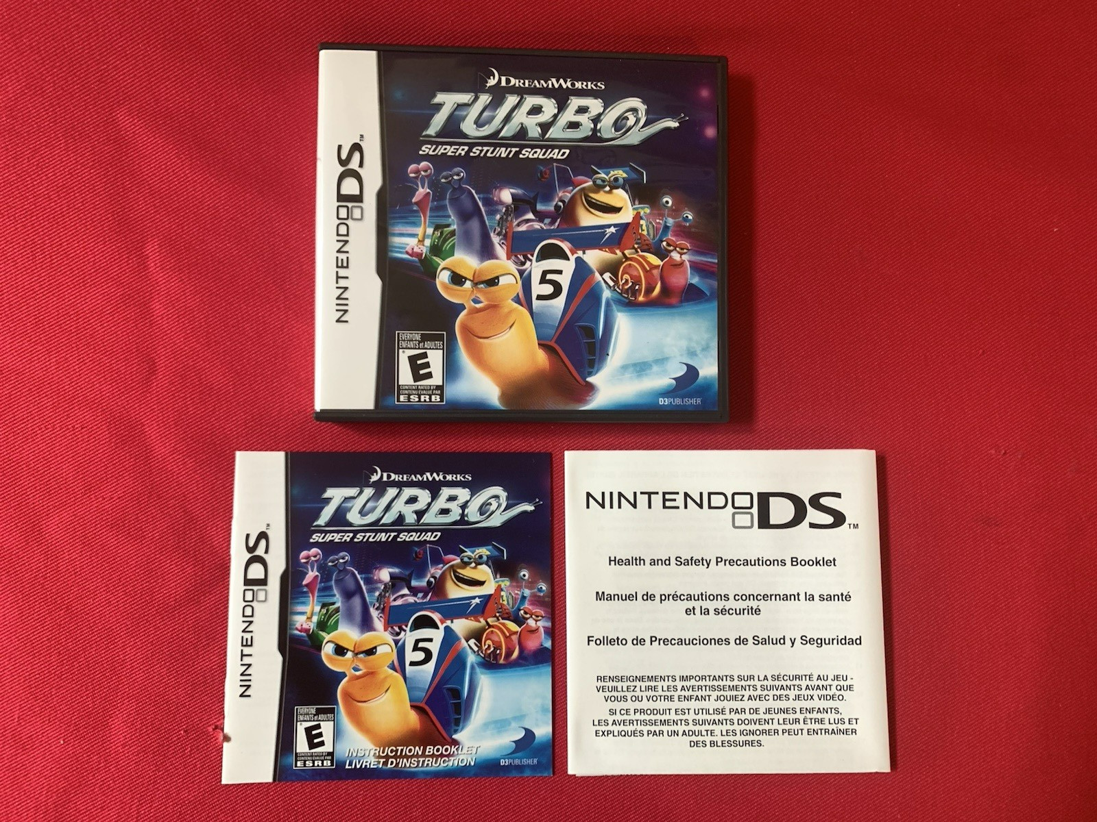 Turbo: Super Stunt Squad (Nintendo DS - Case & Manual Only- No GAME Cartridge