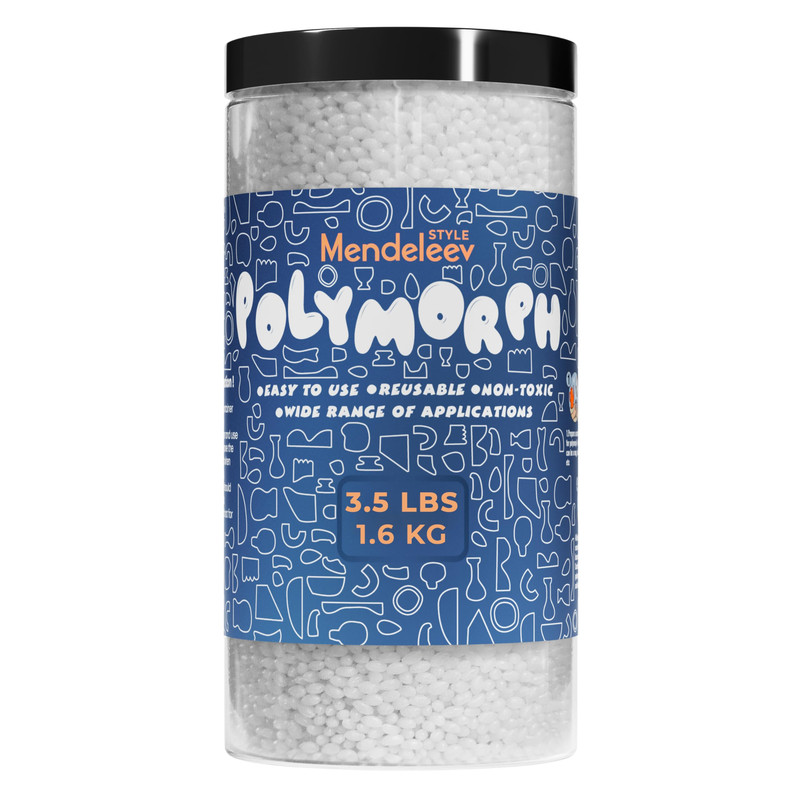 Mendeleev Style 3.5 Lb Thermoplastic Polymorph Moldable Plastic Beads Melting