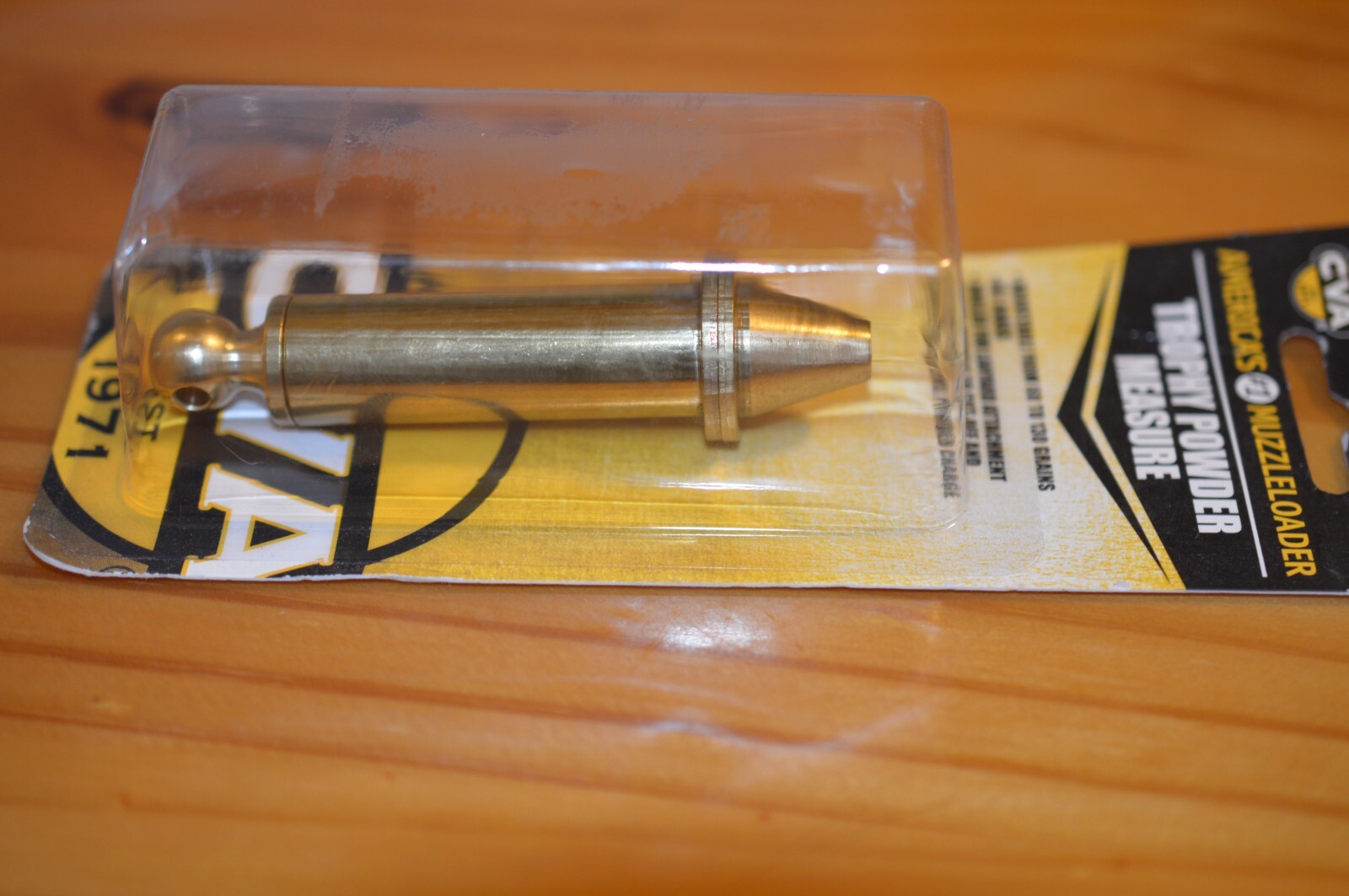 CVA Brass Trophy Powder Measure with Swivel Funnel #AC1609 - New Old Stock