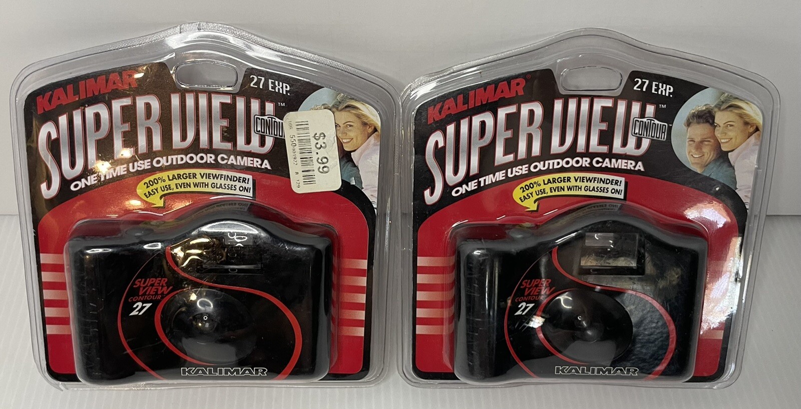 Vintage Kalimar Super View Contour 27 One Time Use Camera 1997 400 Speed SEALED
