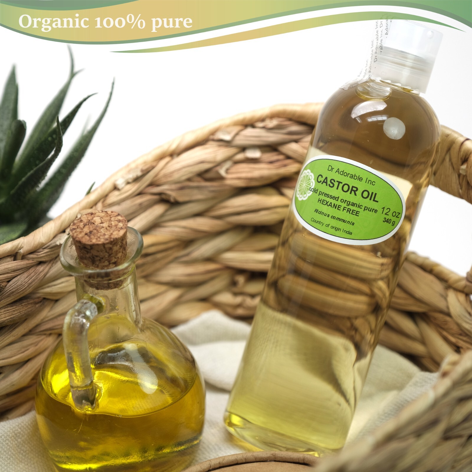 36 OZ ORGANIC 100% PURE CASTOR OIL