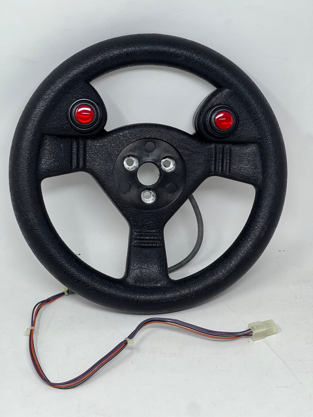NOS Arcade steering wheel with 2 thumb buttons