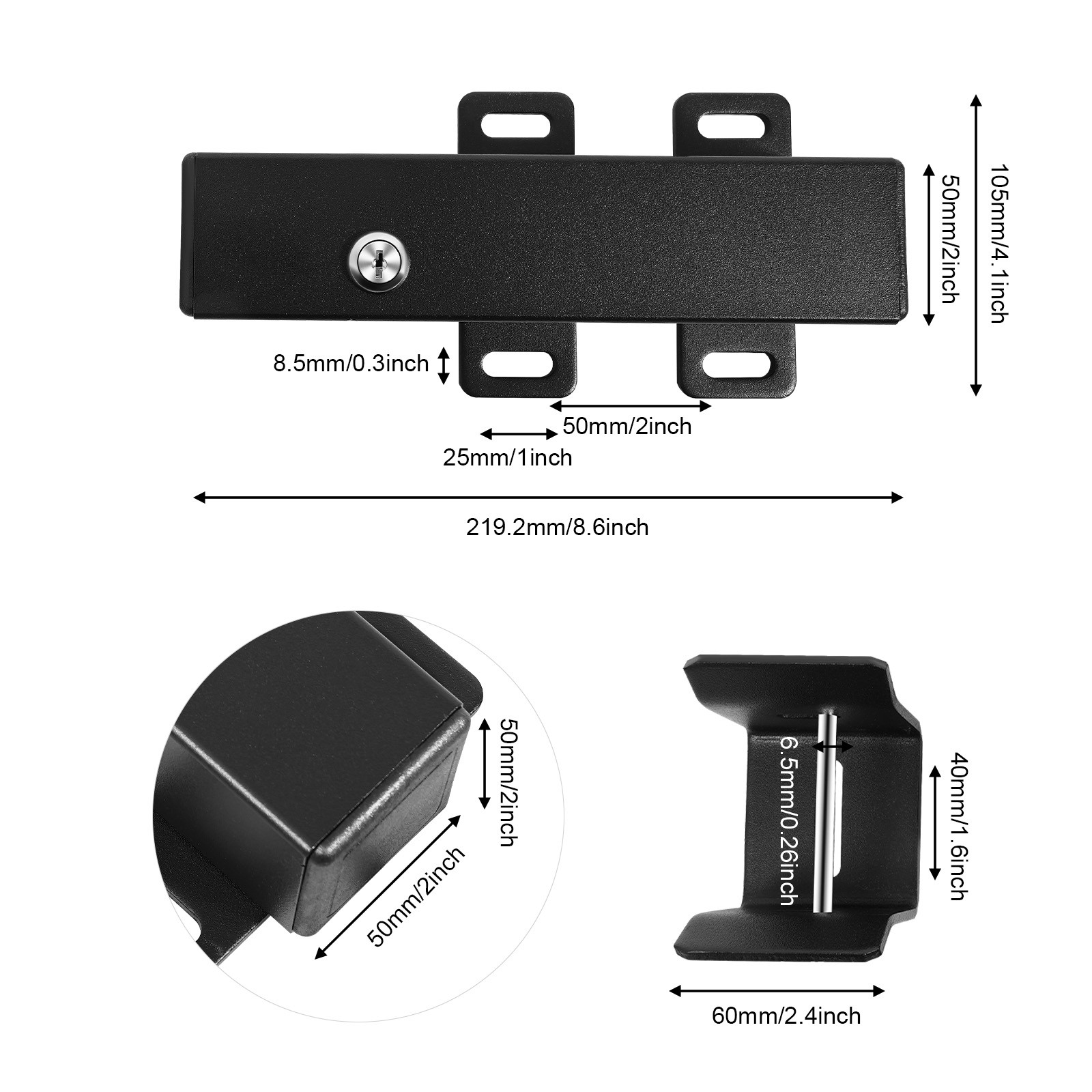 24VDC Automatic Electric Gate Lock for Swing Gate Opener Gate Operator Automatic