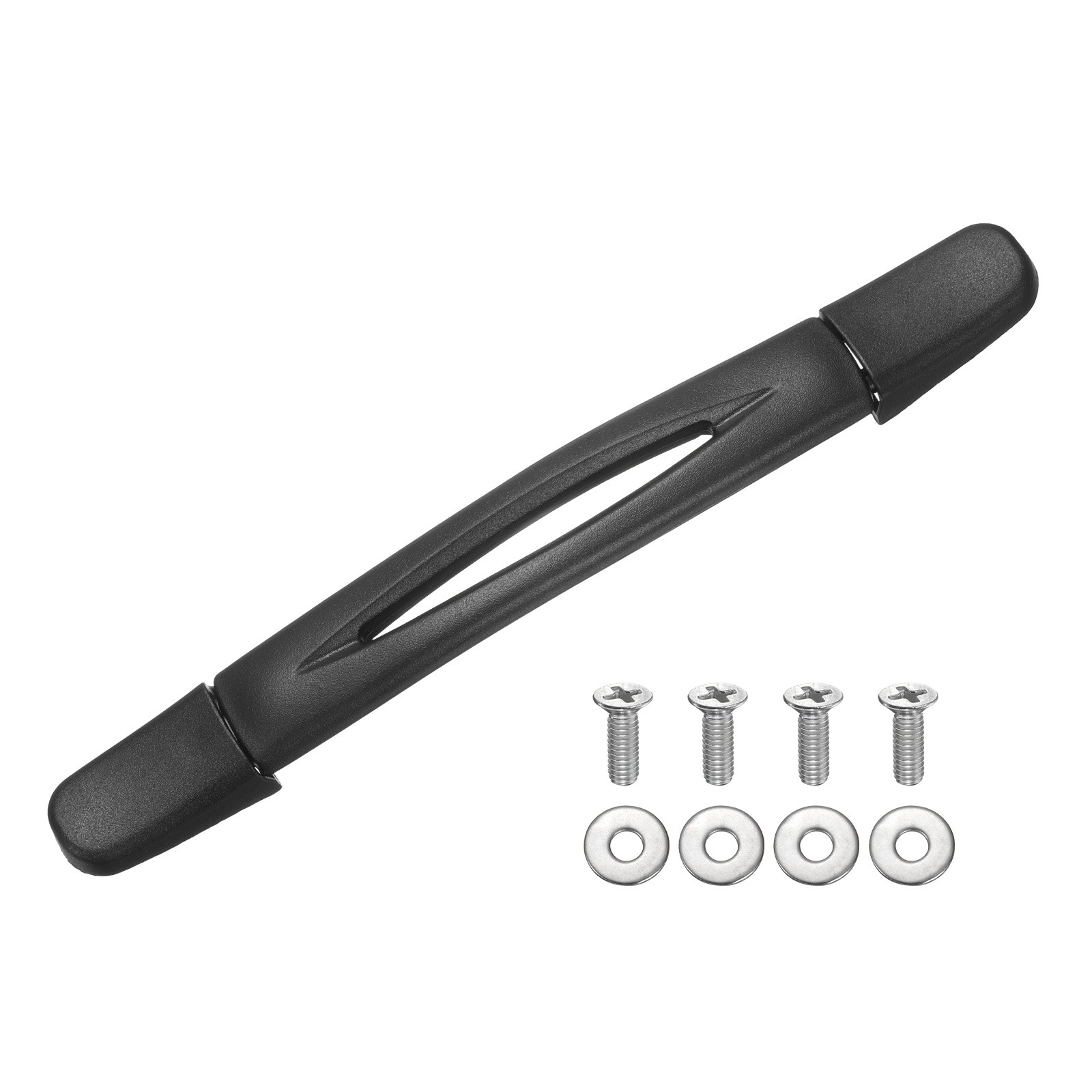 Luggage Handle 7.68" x 0.98" (L x W) Plastic Pull Handle Grip Replacement Black
