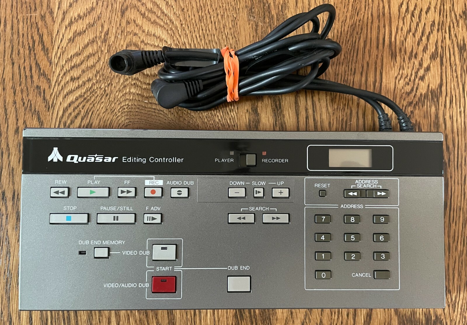 QUASAR vintage VE582UQ EDITING CONTROLLER, same as Panasonic PV-R500