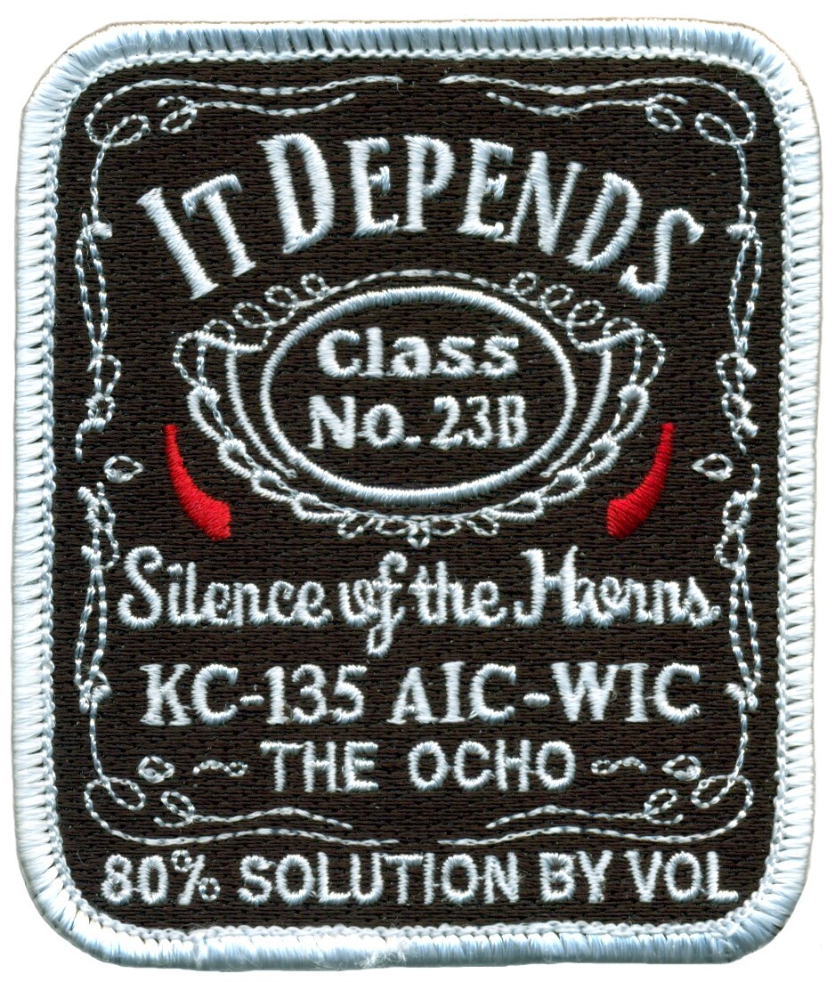 USAF 509th WEAPONS SQUADRON PATCH - KC-135 WIC CLASS 2023B