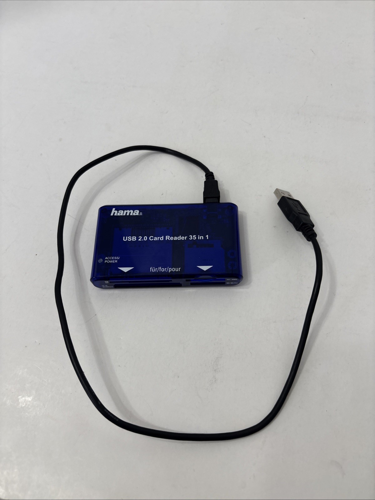 Hama USB 2.0 35 in 1 Multi Card Reader Memory Card Adapter PC Laptop External