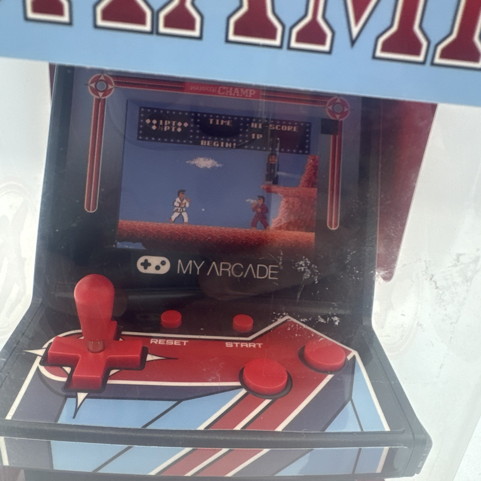 My Arcade - DGUNL-3204 Karate Champ Micro Player Retro Arcade Machine - 6 Inch