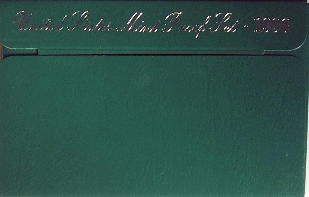 Authentic 1996 U.S. Proof Set - 5 Round Coins in Mint Packaging