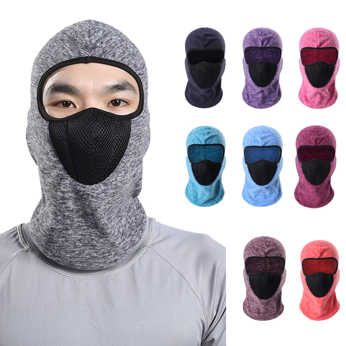 Balaclava Ski Mask Winter Full Face Mask Breathable for Men Women Windproof