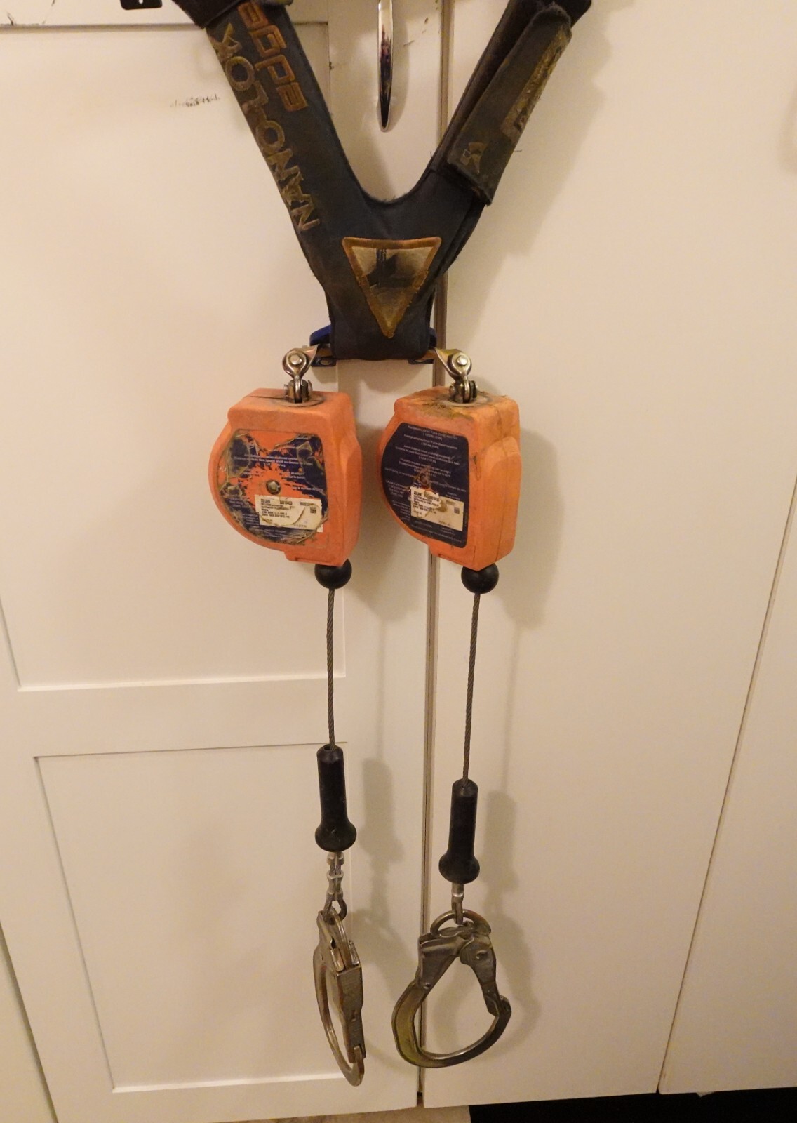3M DBI SALA 3500227 Nano-LOK Edge Twin-Leg 8' SRL w/ Steel Rebar Locking Hooks