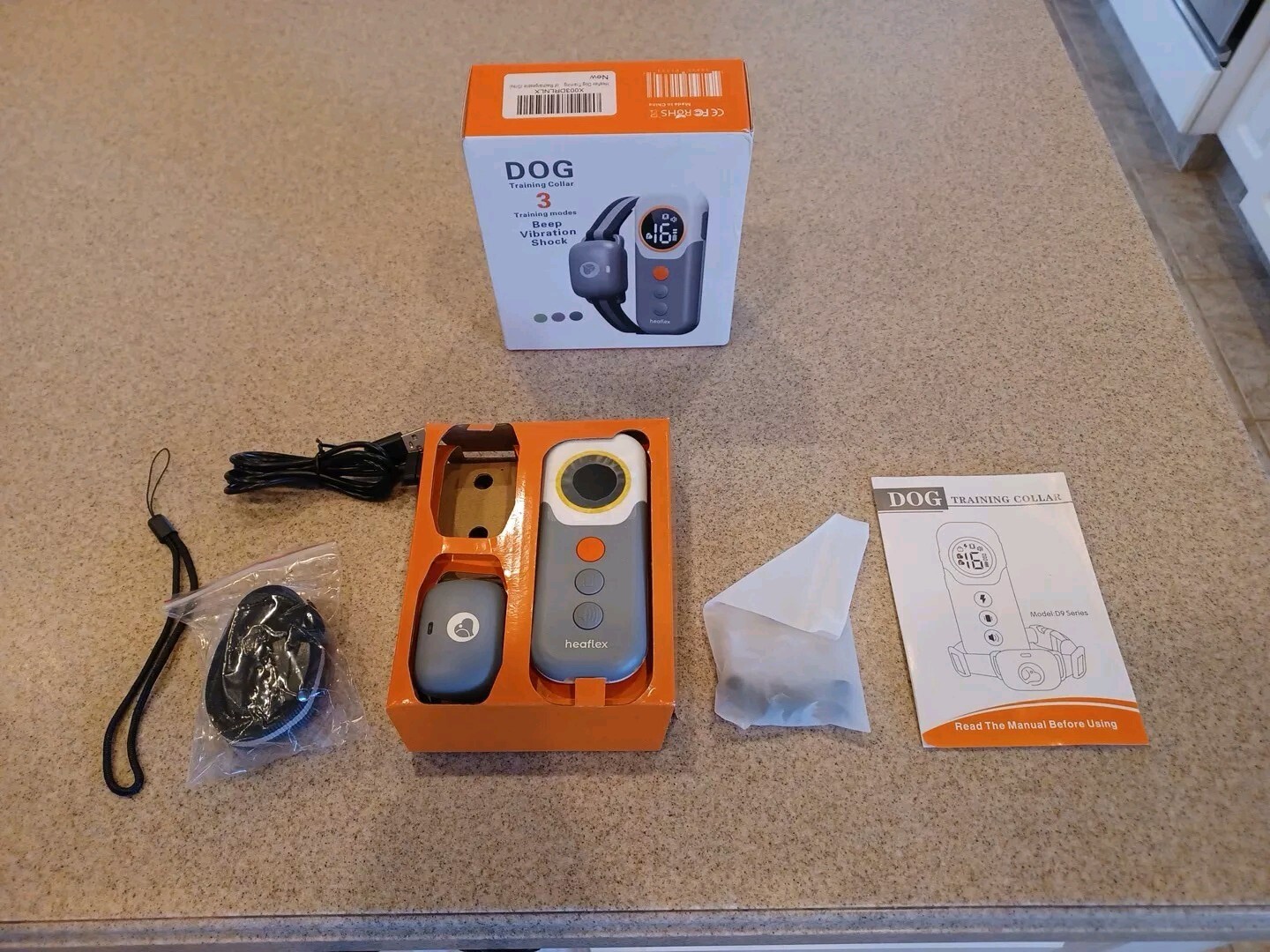 Heaflex Dog Training Electric Collar 3 Mode Waterproof *Only One Collar*