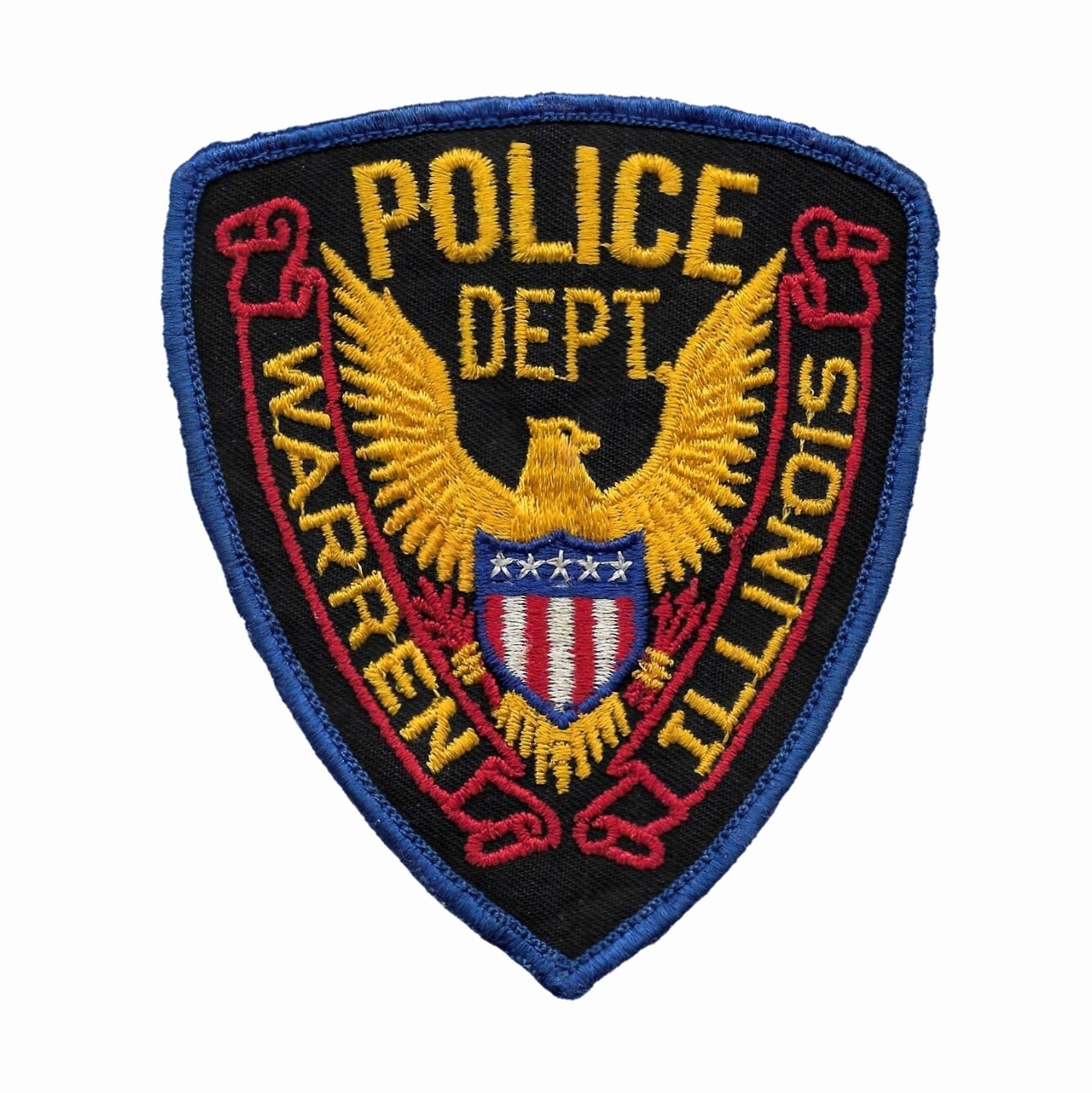Warren Jo Daviess County Illinois Police Department Patch