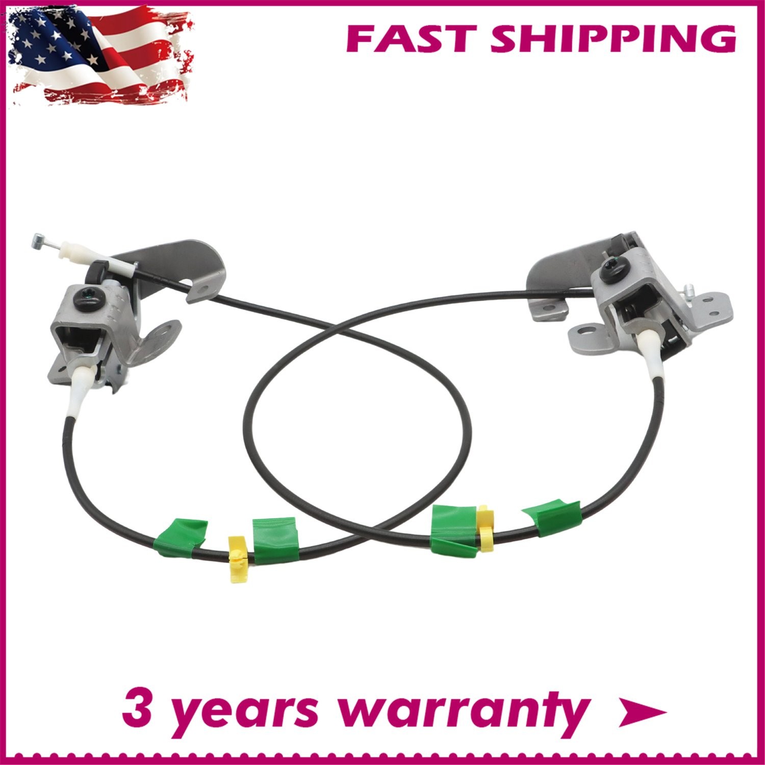 Upper Door Lock Latch w/Cable Rear Left&Right For 98-11 Ford Ranger Extended Cab