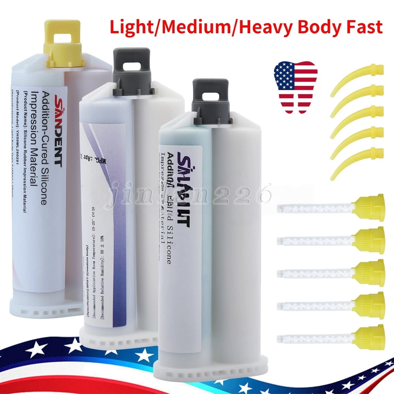 Dental PVS VPS Impression Material Putty/Heavy/Light Body-Fast Set