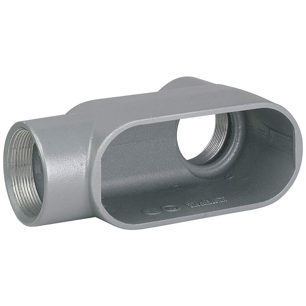 HUBBELL KILLARK LB17 Conduit Outlet Body,Iron,Trd Sz 1/2in 2NA56