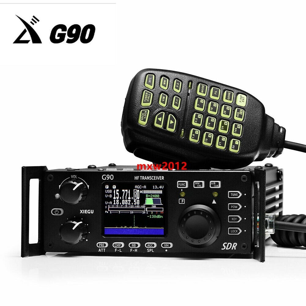 NEW Xiegu G90 QRP HF Amateur Radio 20W SSB/CW/AM/FM 0.5-30MHz SDR Transceiver @