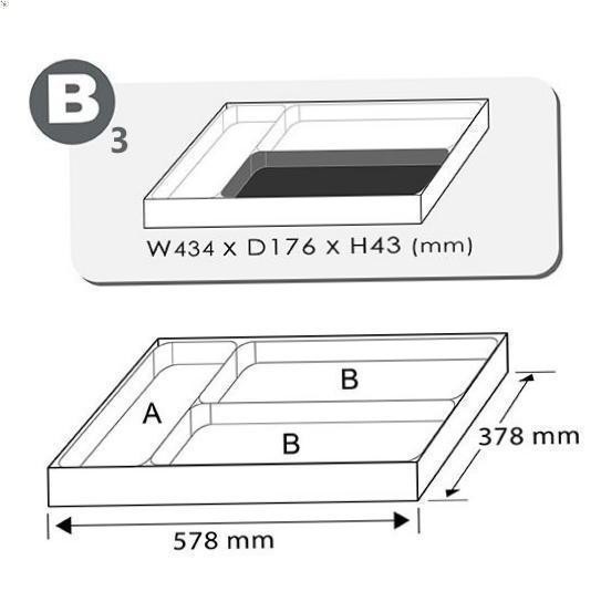 TOPTUL 0XTGAAT1602 Trolley Tool Insert