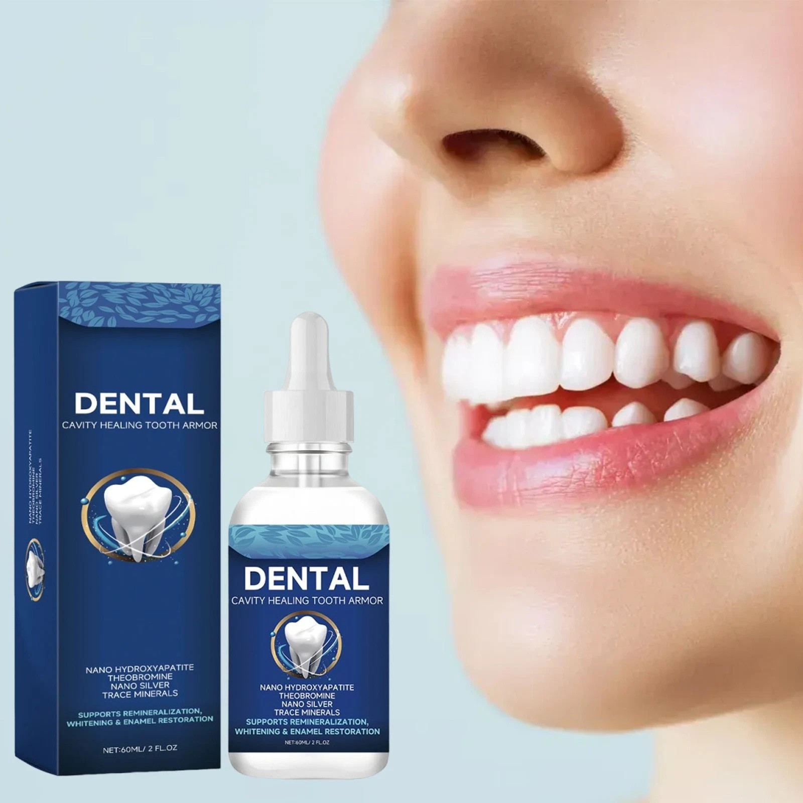 Dental Cavity Healing Tooth Armor Teeth Care Whitening 2 FL OZ / 60ml