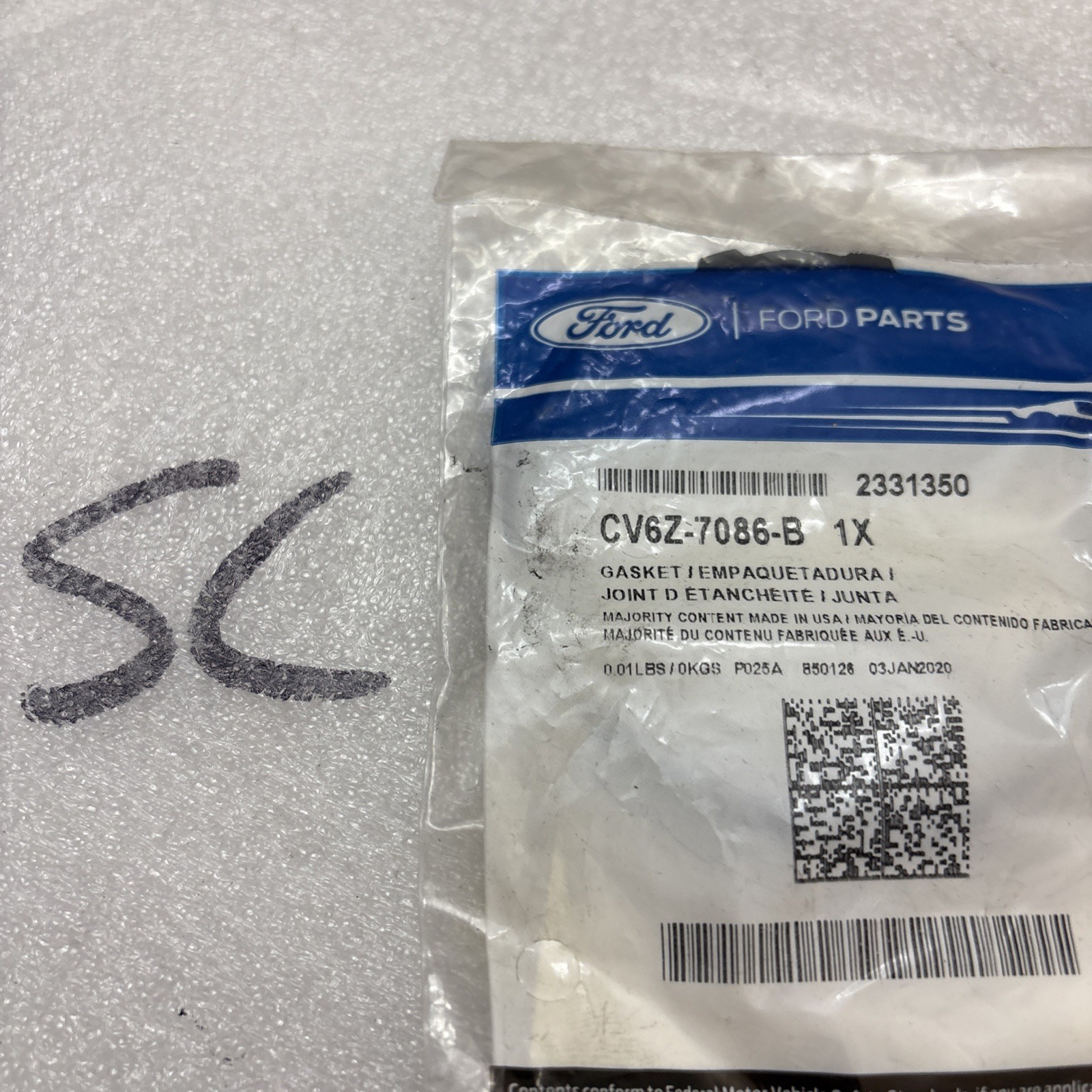 Genuine Ford Transfer Drive Component seal CV6Z-7086-B