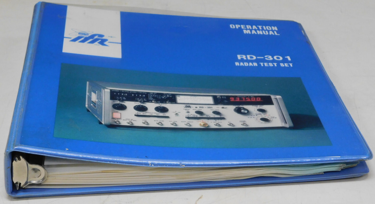 IFR RD-301 Radar Test Set Operation Manual