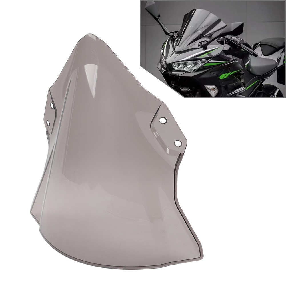 Front Windscreen Windshield Wind Deflector Fit Ninja 400R  Kawasaki EX400R 18-22