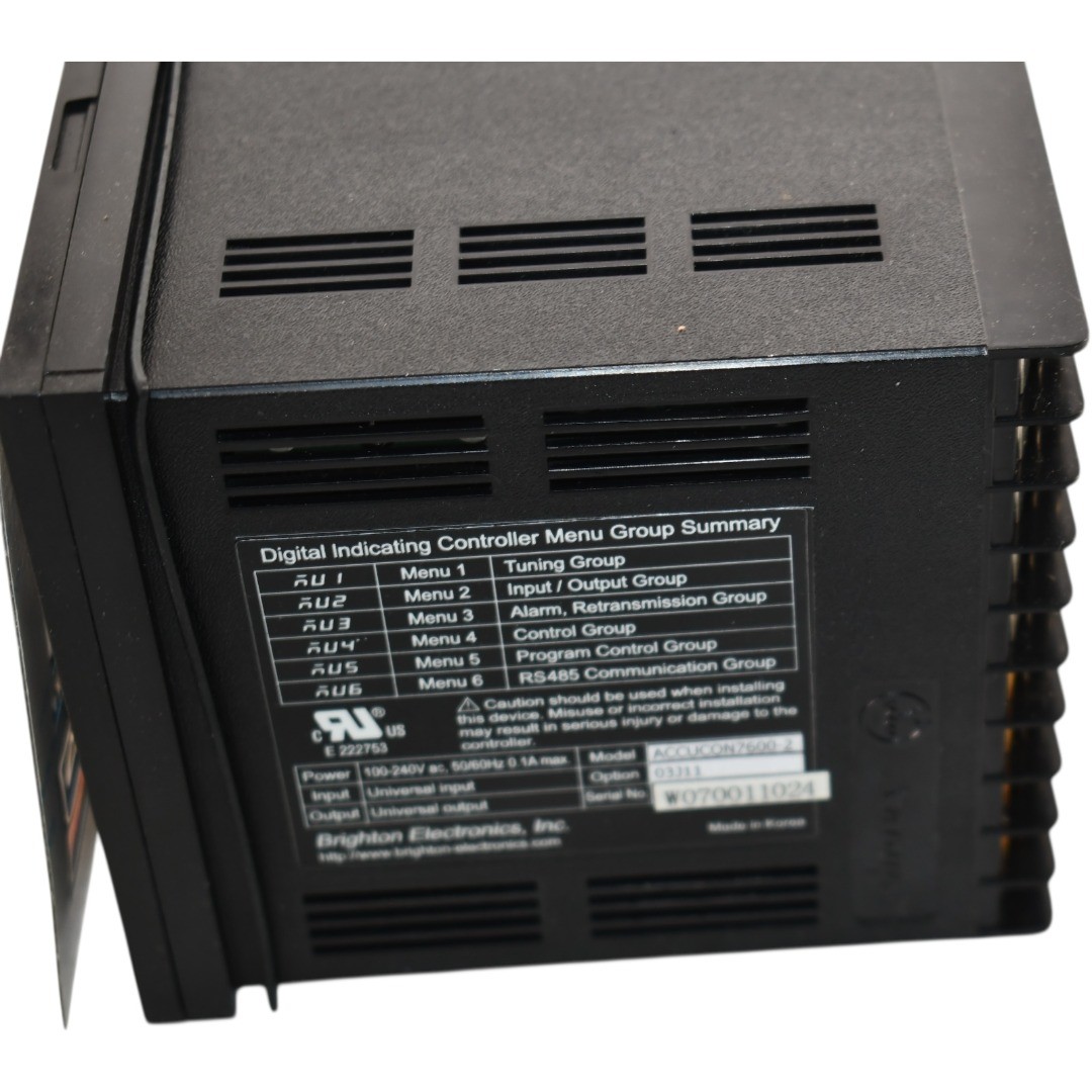 NEW Brighton-Electronics AccuCon 7600-2 Transducer PLC Display 7600 Controller