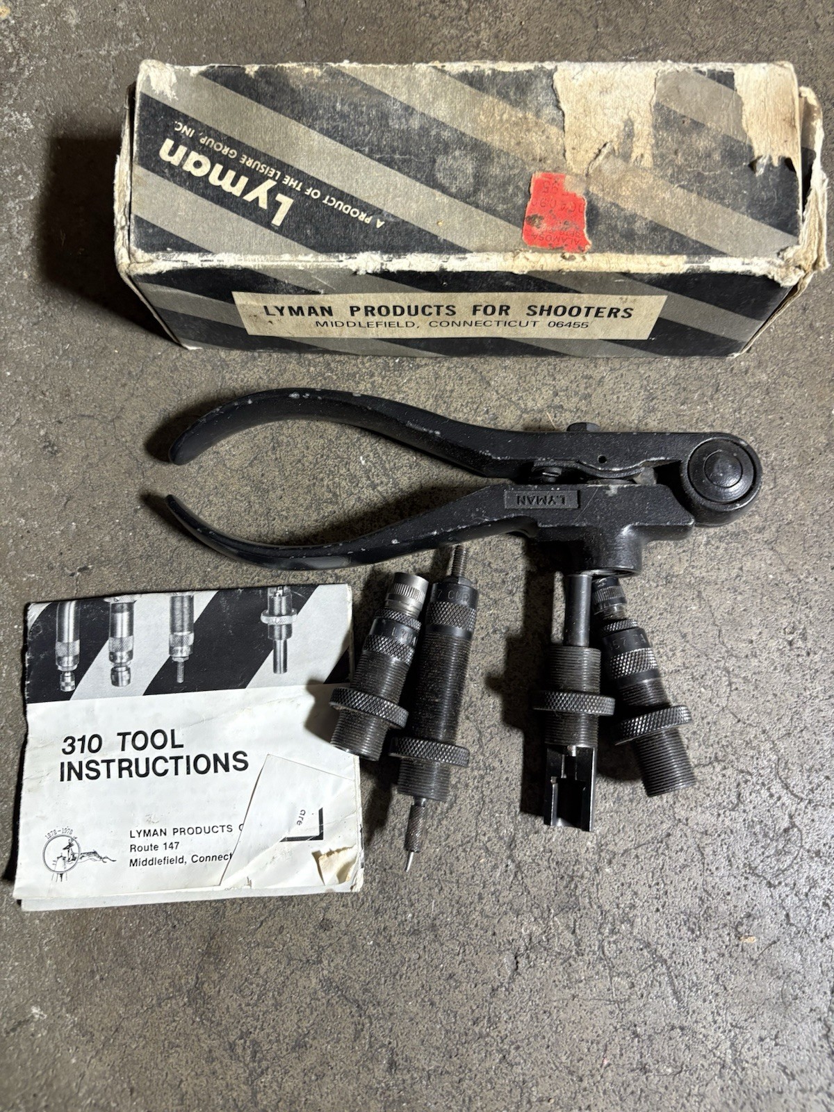 Lyman Ideal No. 310 Hand Reloading Kit 38 SP 357 MAG With 4 Die Set