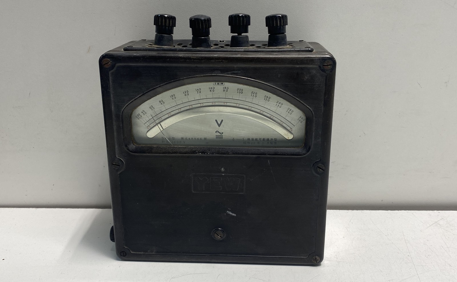 YEW Vintage Voltmeter SPc Type Portable Meter 1945 Showa 20