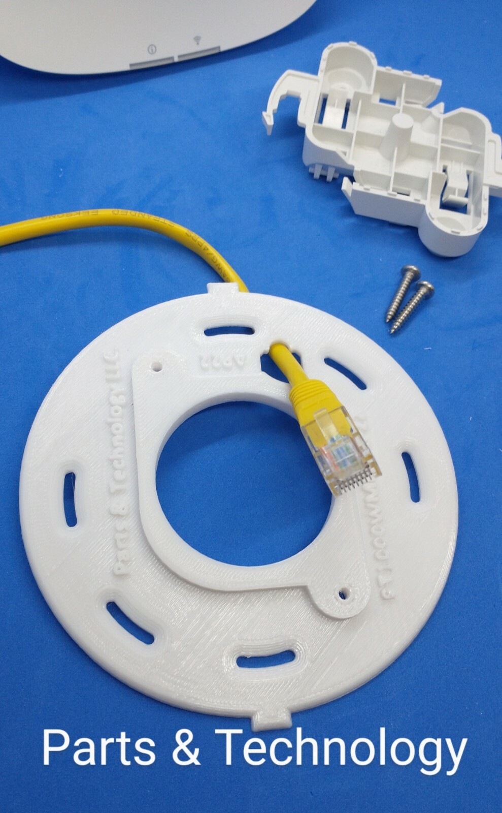 Aruba AP22 wall or ceiling mount. Fit 4 In. octagonal boxes.