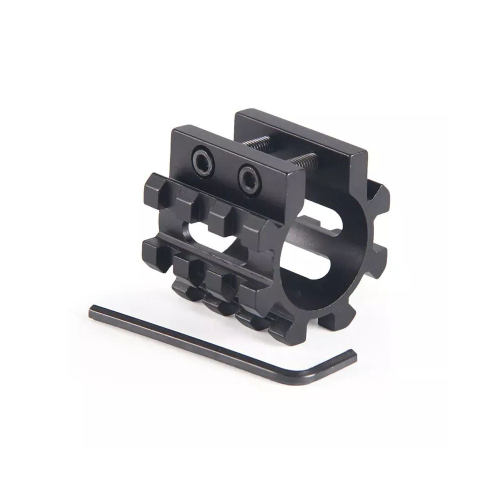 Tactical Red dot Sight Mount 12 Gauge Mossberg 500 Tri-rail Barrel Hunting Mount